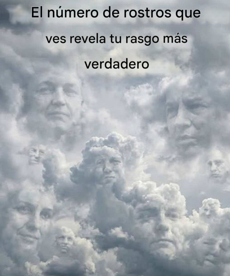 El número de rostros que ves revela tu rasgo más verdadero.