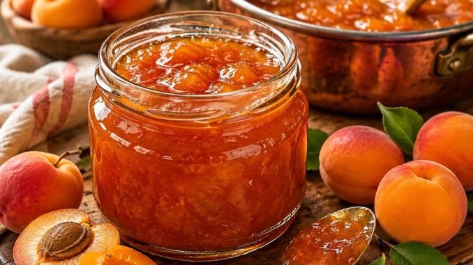 MERMELADA DE ALBARICOQUE CASERA Naturalmente dulce, fragante y sin conservantes…