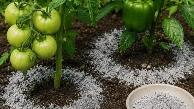Las cenizas alrededor de tomates y pimientos pueden ayudar, pero un error hace más daño que bien