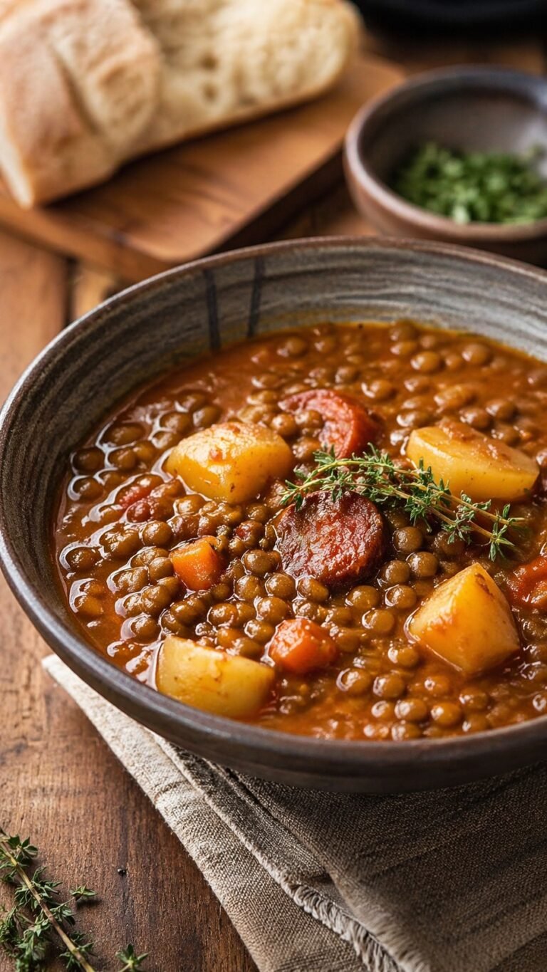 Guiso de Lentejas con Chorizo