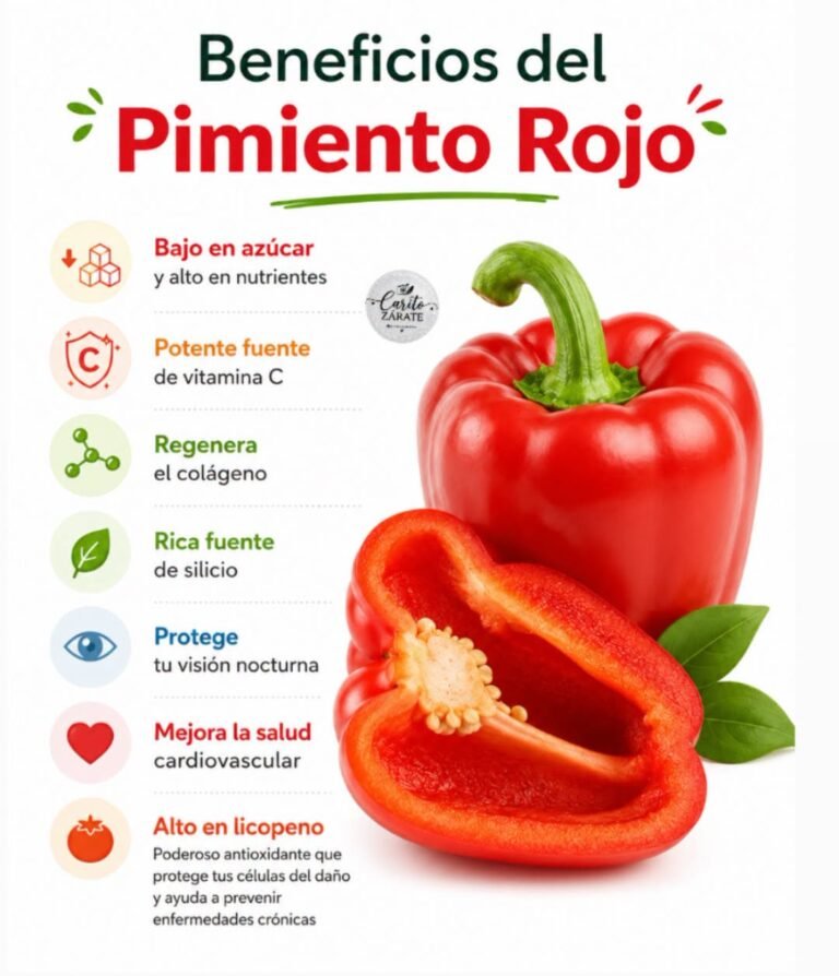 DESCUBRE LOS BENEFICIOS DEL PIMIENTO ROJO: UN TESORO EN TU COCINA
