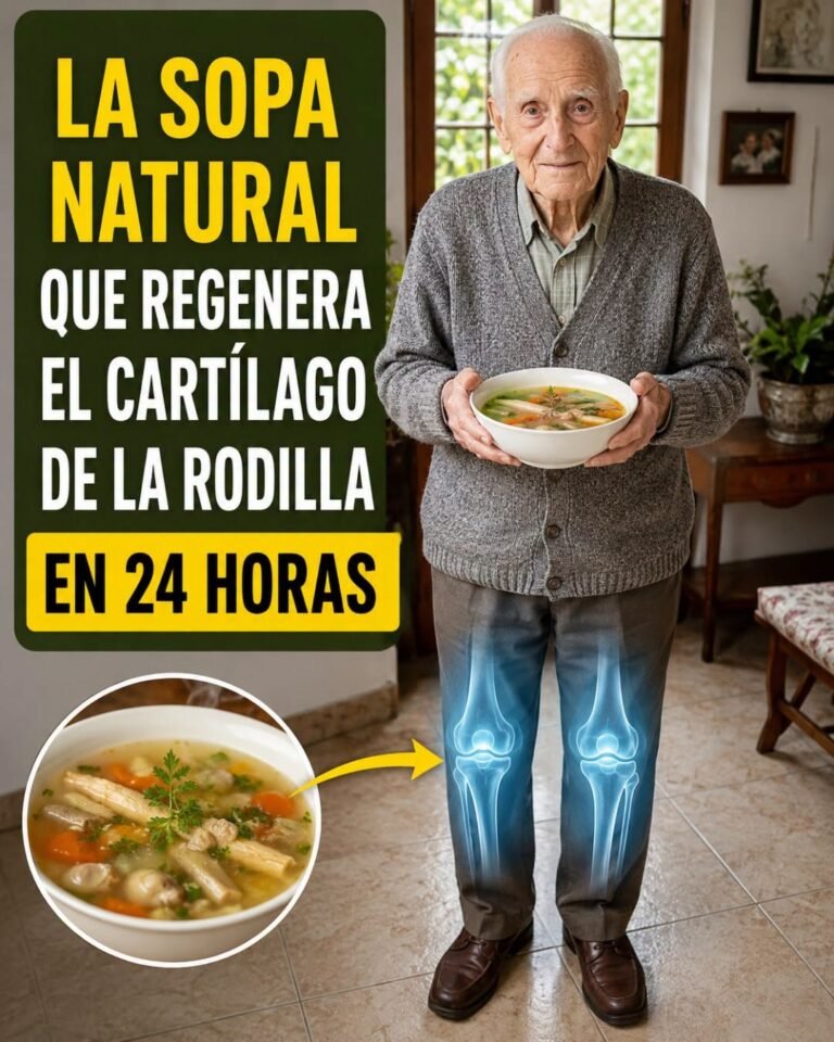 Pocos esperaban que un especialista de 99 años hablara de este alimento relacionado con el cuidado de las rodillas.