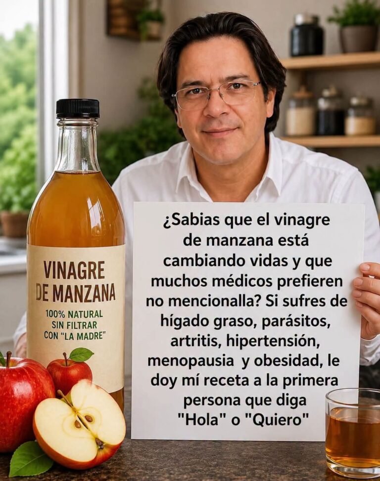 Vinagre de manzana en ayunas: secreto para una mejor circulación.