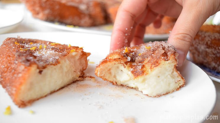 Torrijas al aroma de citricos