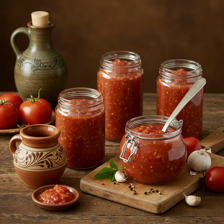 CÓMO HACER CONSERVAS DE SALSA DE TOMATE CASERA: RECETA FÁCIL Y DELICIOSA