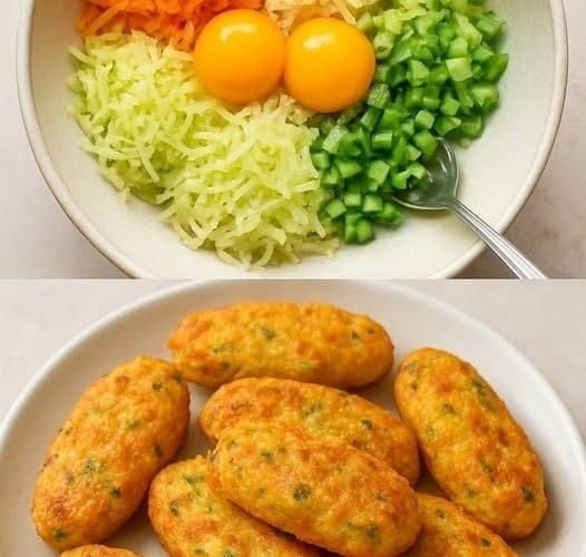 Croquetas Saludables de Verduras Sin Freír